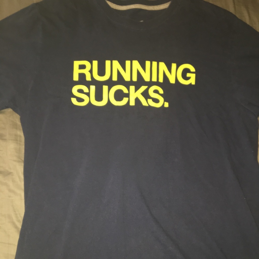 Men’s Running Sucks shirt
